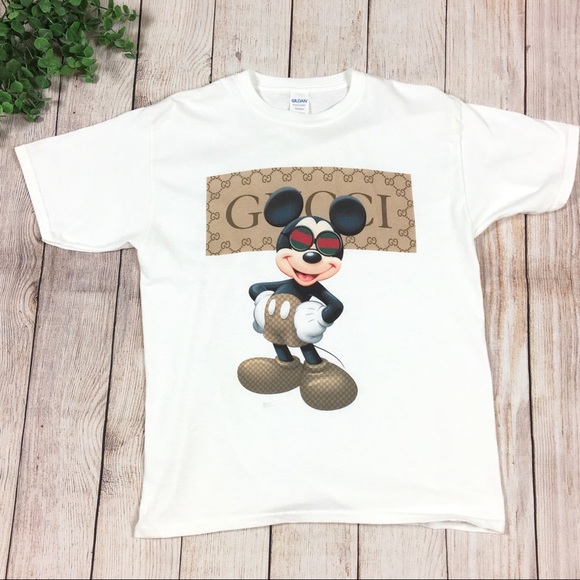 Gildan Other - 🌵Gildan Gucci Mickey Mouse Vintage Shirt Youth XL